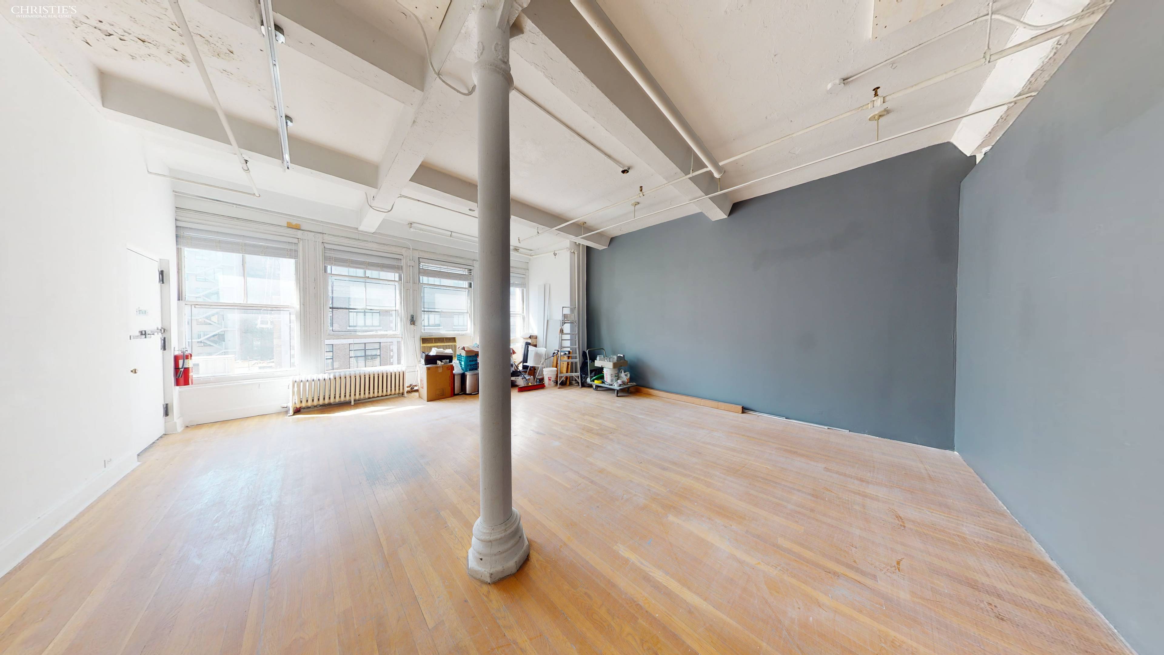 NO FEE ! Here is a rare opportunity to rent either of the top two floors of one of Noho's famed live work loft buildings and create a truly exceptional ...