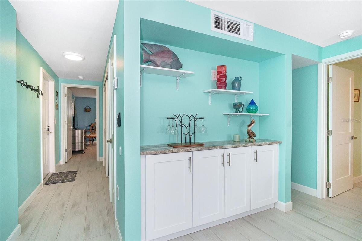 Built in storage