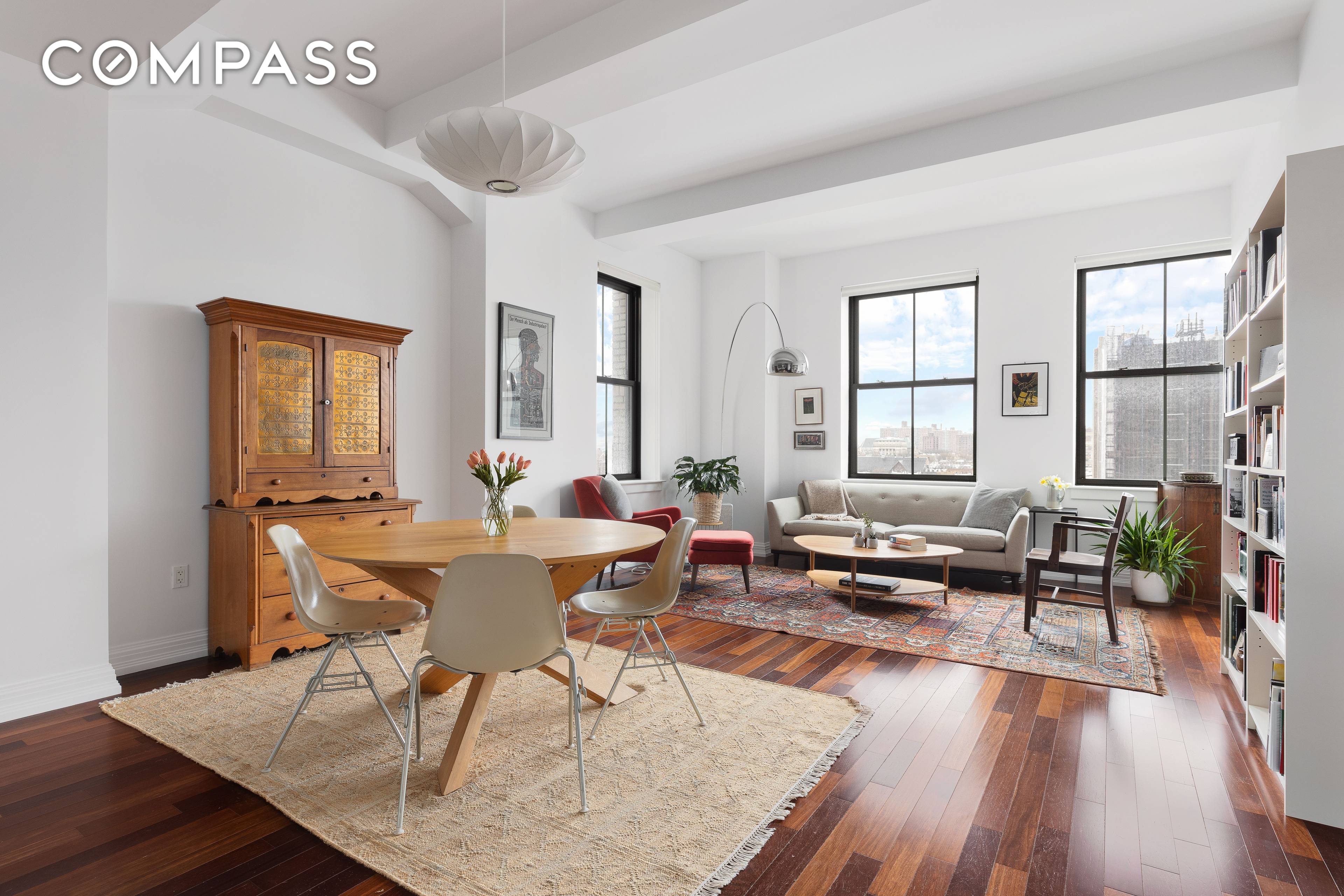 Located on the 10th floor offering excellent light and views of the historic district in Fort Greene.