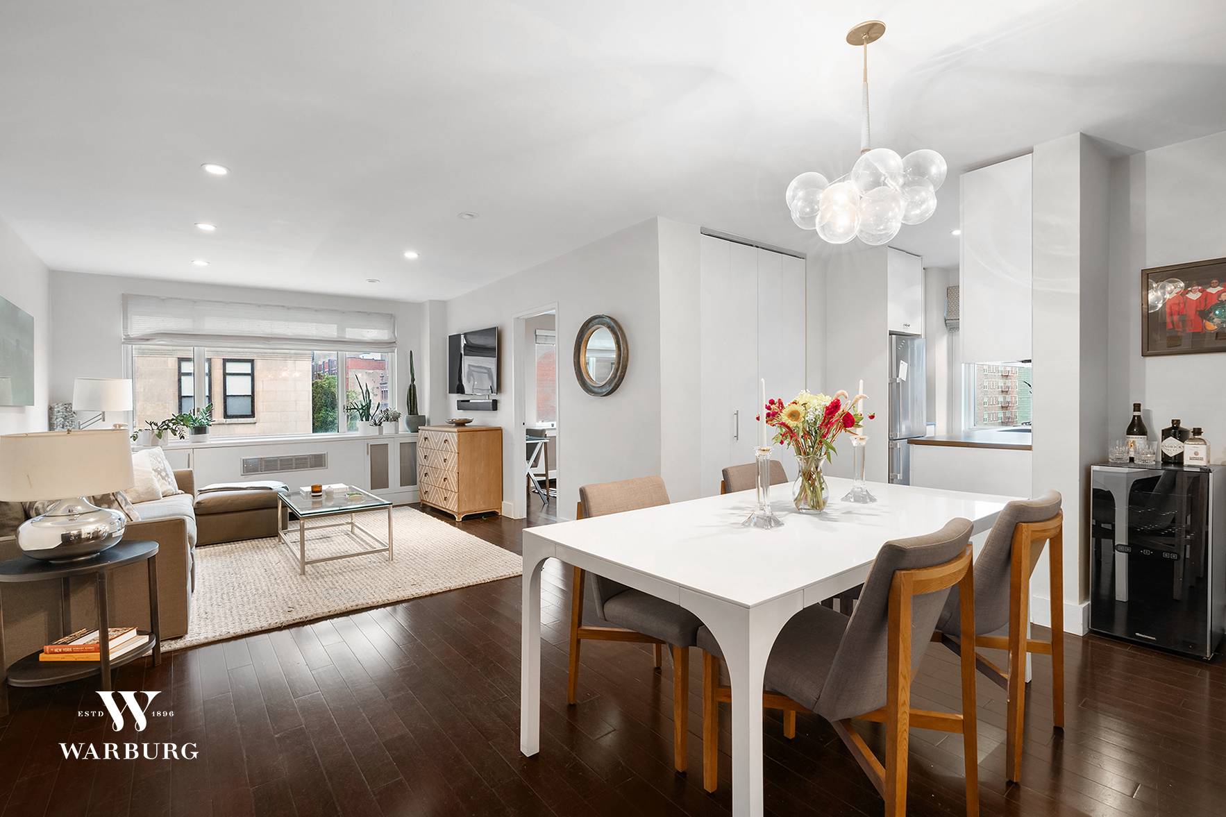 West Village Treasure ! Tucked away on a perfect tree lined residential street in the West Village is Apartment 5C, a spacious and charming 2 bedroom, 1.