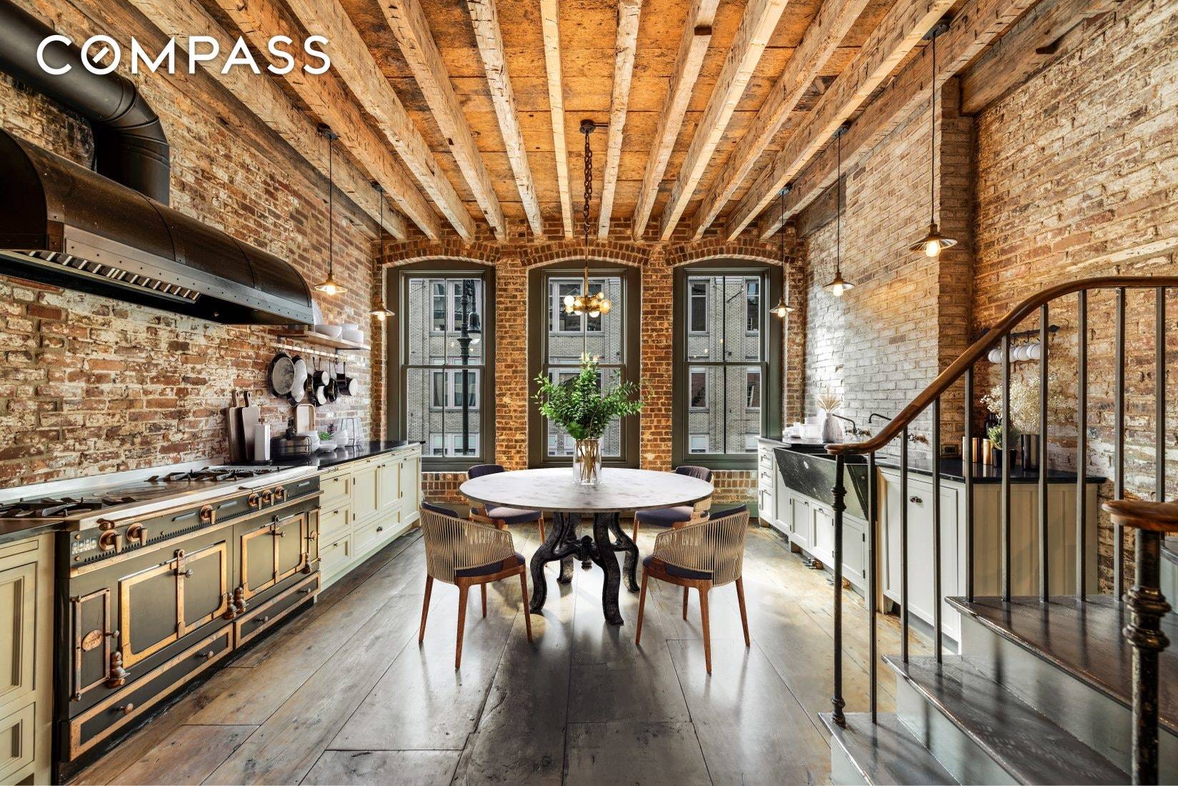 This five story 1825 South Street Seaport townhouse on a lovely cobblestone street is the exceptional one of a kind home that you have been searching for !