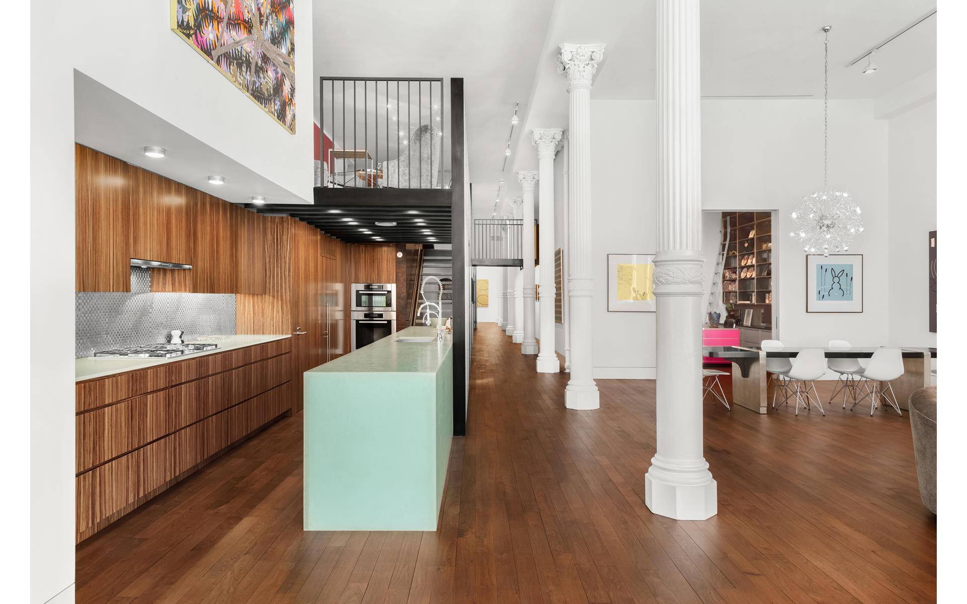 Awe inspiring scale, 16 foot ceilings, and brilliant condition come together in the heart of historic SoHo !