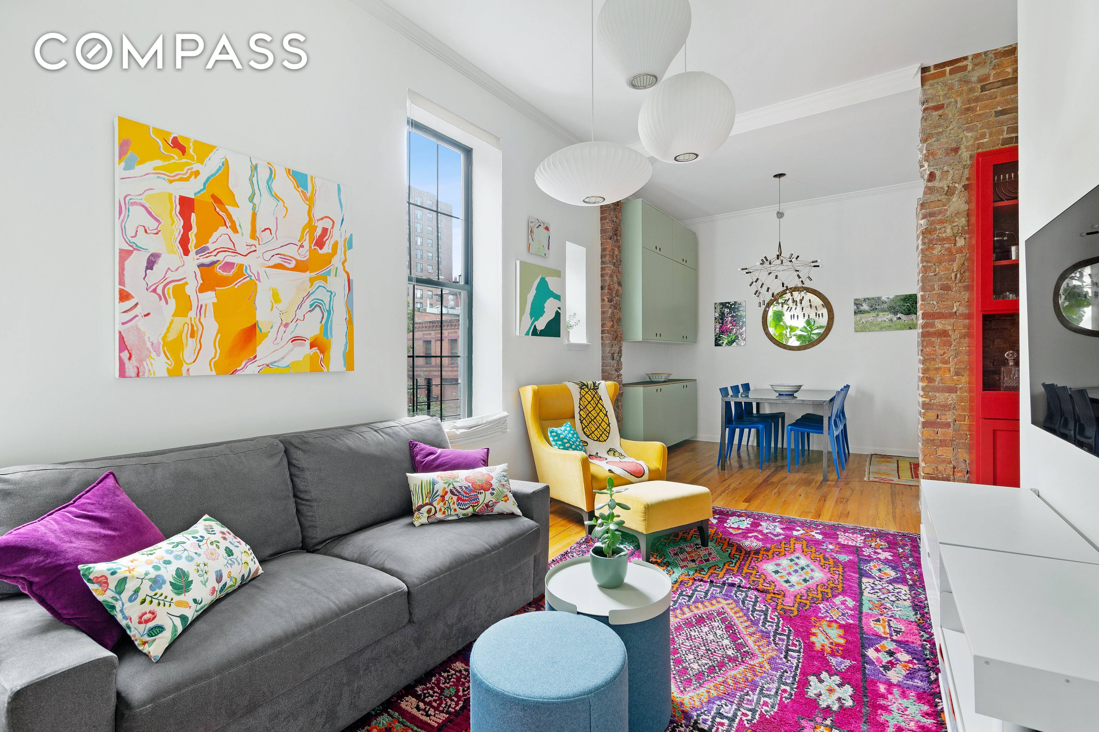 Stunning Clinton Hill 2 bed, 2 bath condo in one of Brooklyn's most iconic, historic buildings.