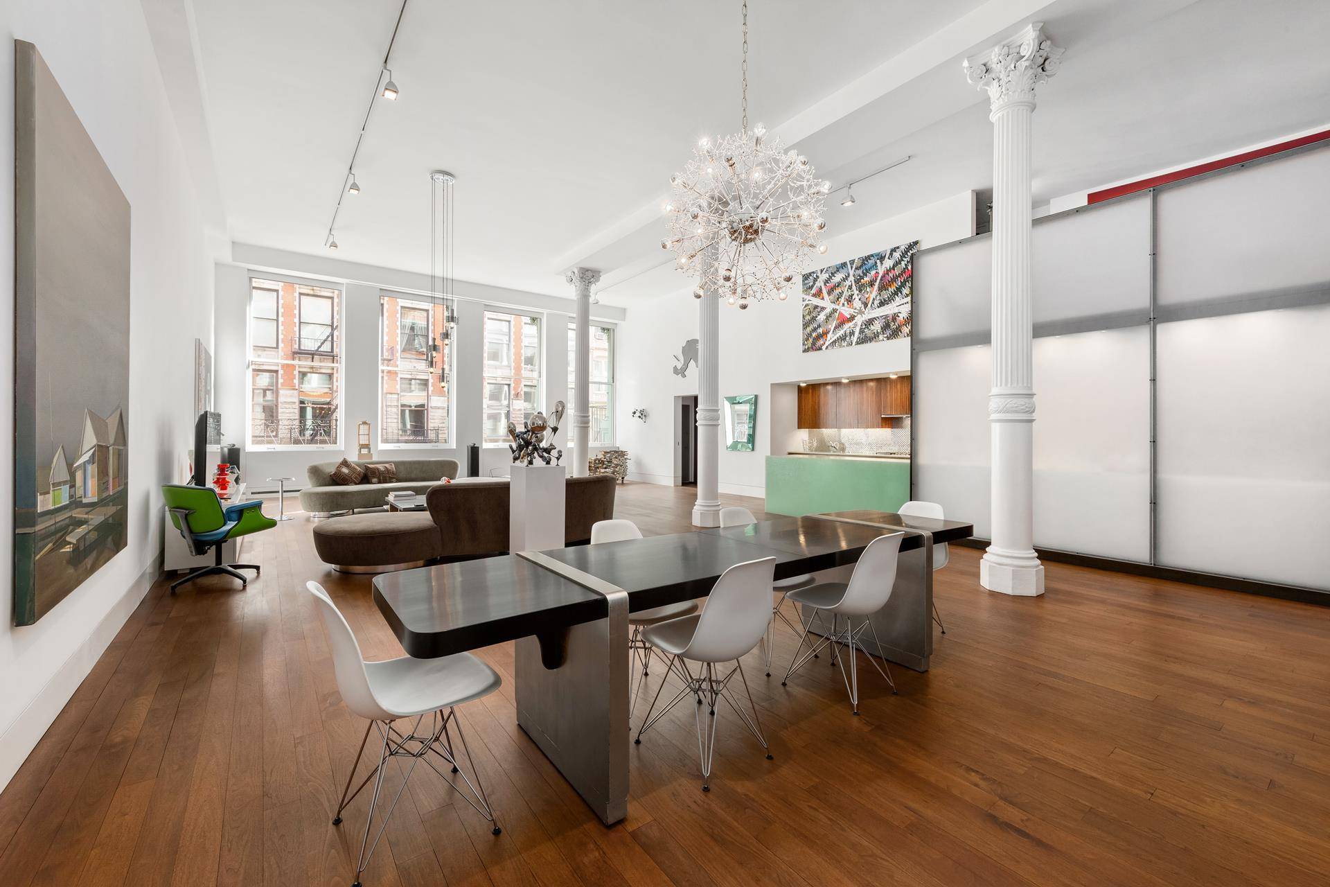 Incredible design, awe inspiring scale, towering ceilings and brilliant condition come together in the perfect SoHo location.