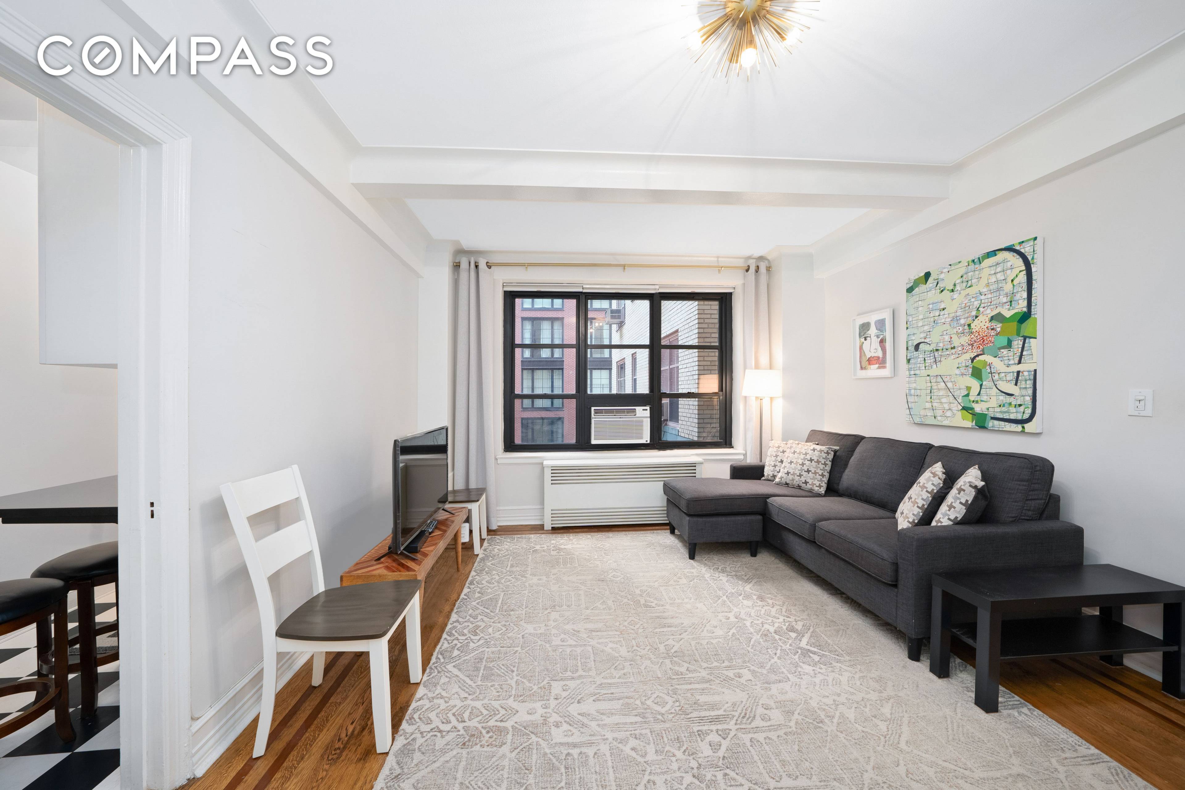 A large studio at the much sought after Gramercy House on East 22nd Street.