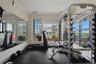 Versatile secondary bedroom currently configured as a private home gym, showcasing the flexibility of the space.
