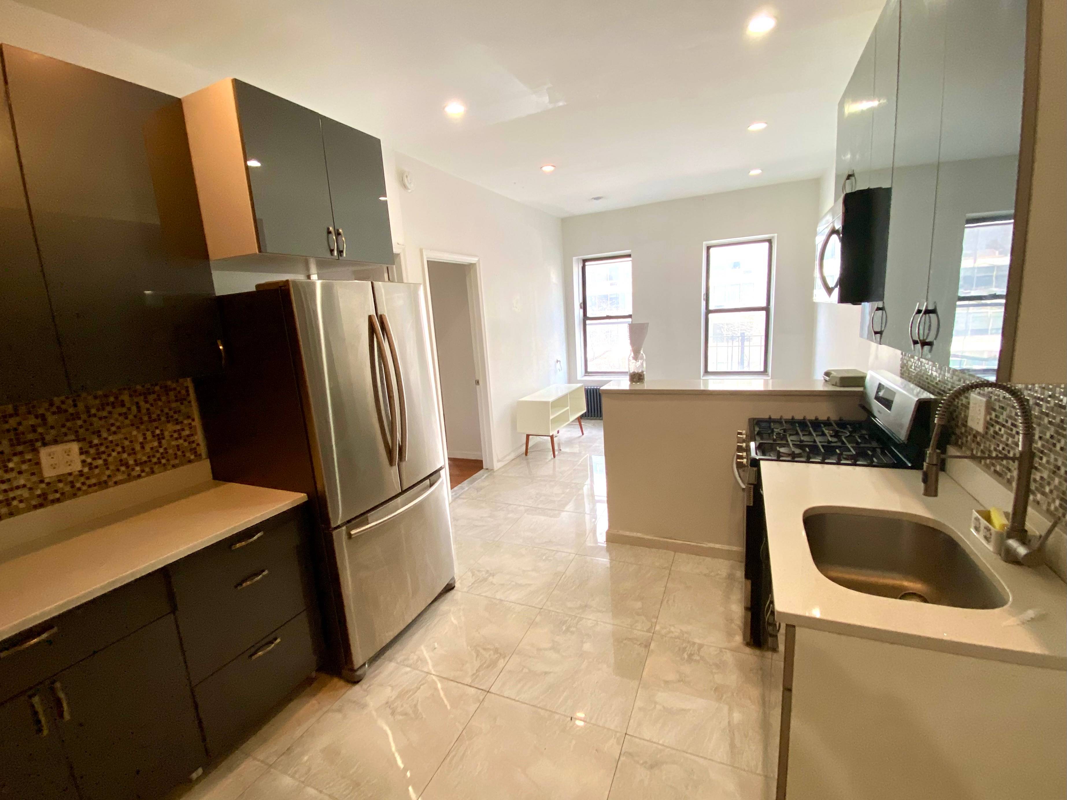Welcome home to this beautifully renovated 2 bedroom home office apartment in the Lower East Side !