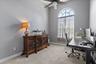 Front office/flex room with a closet. Can be used as a 5th bedroom