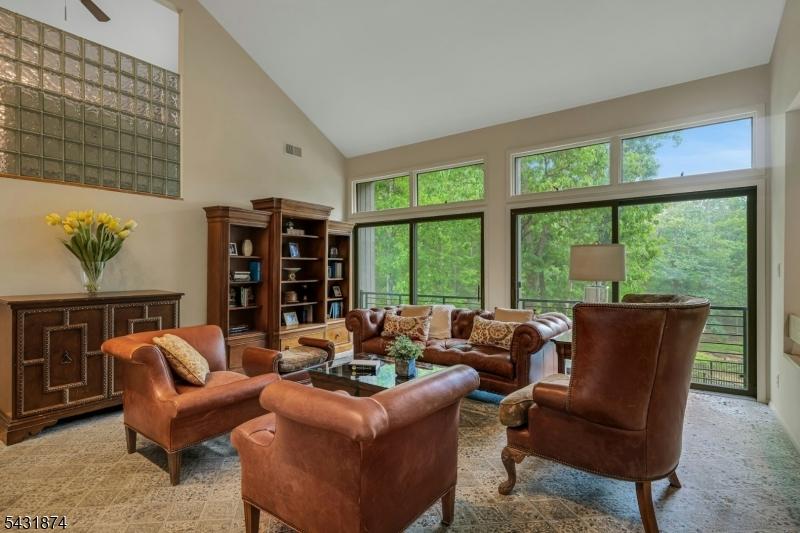 Living Room, Soaring Ceilings