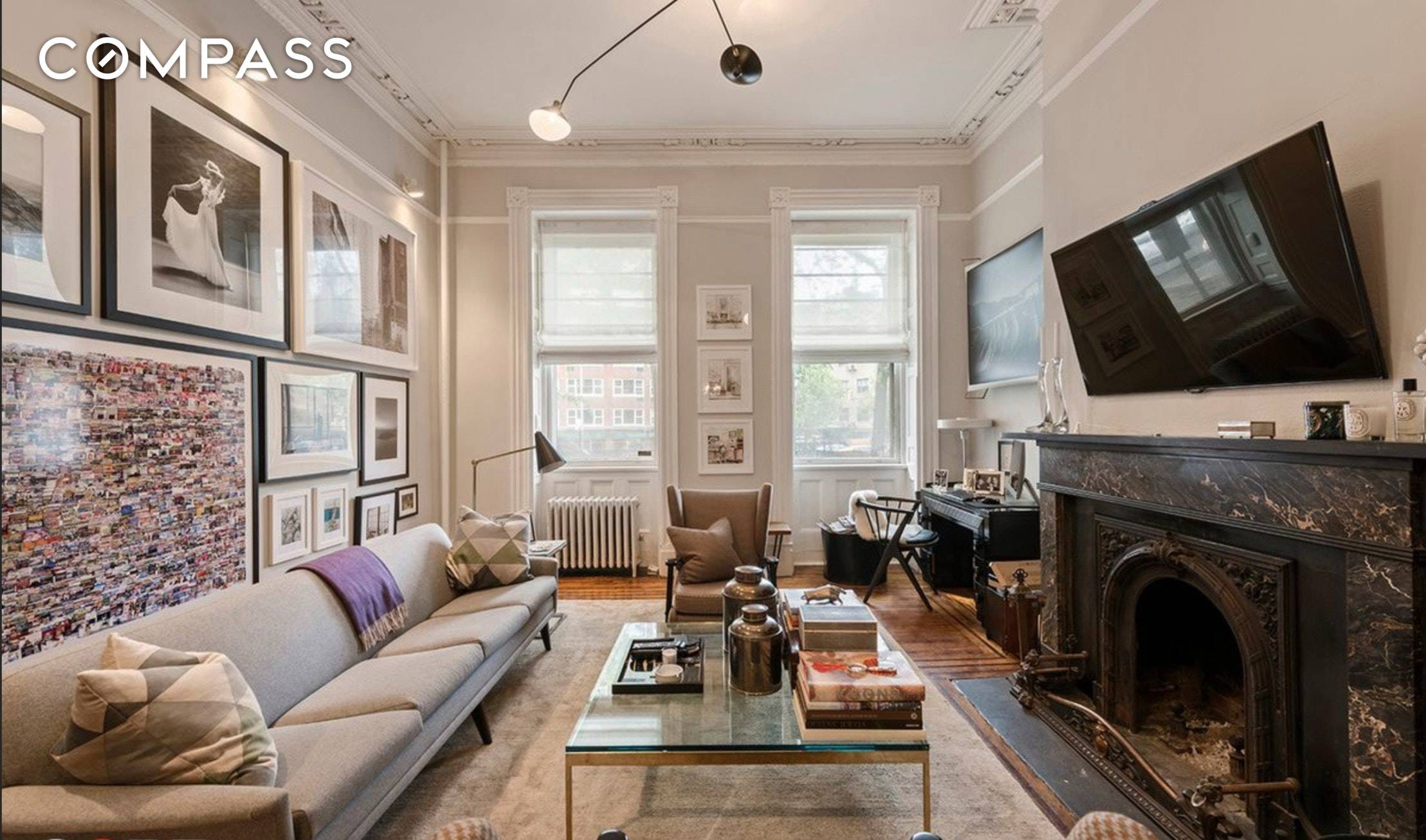 This charming, light filled, one bedroom Parlor Floor residence in a circa 1900 twenty foot wide townhouse is conveniently located in SoHo off of 6th Avenue and Prince Street.