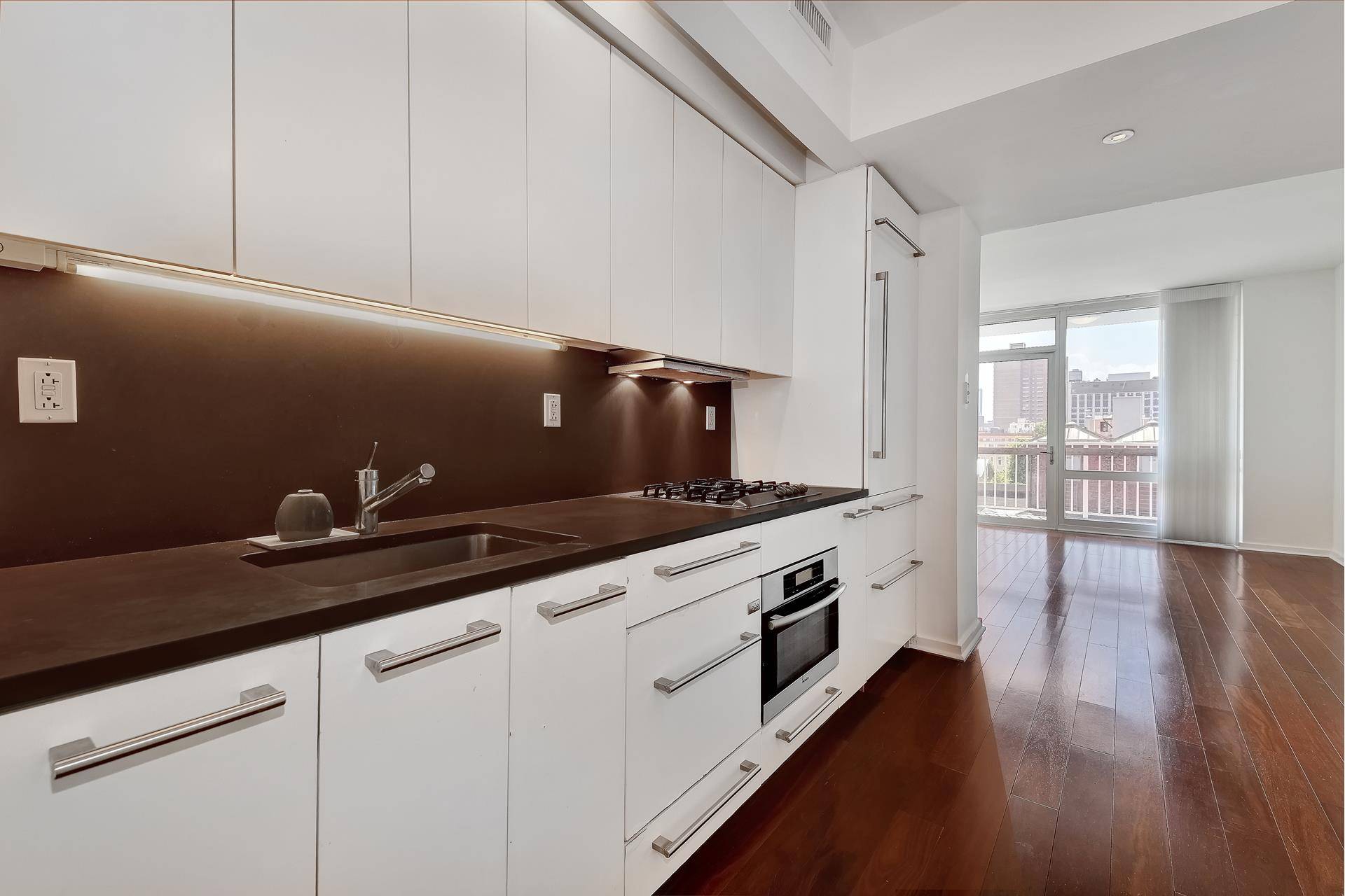 INVESTORS ONLY JUST RENTED South facing, true 1 bedroom CONDO with PRIVATE outdoor space in the prestigious Gramercy Starck by renowned designer, Philippe Starck.
