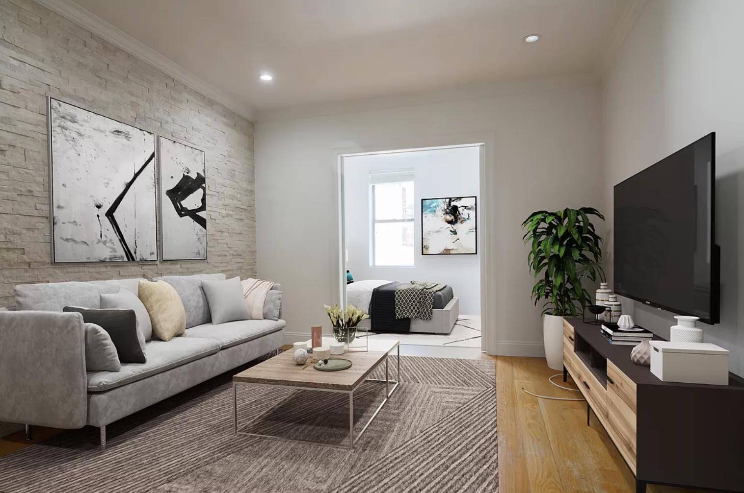 Move into this beautifully renovated one bedroom home situated in the center of the West Village on Carmine Street !