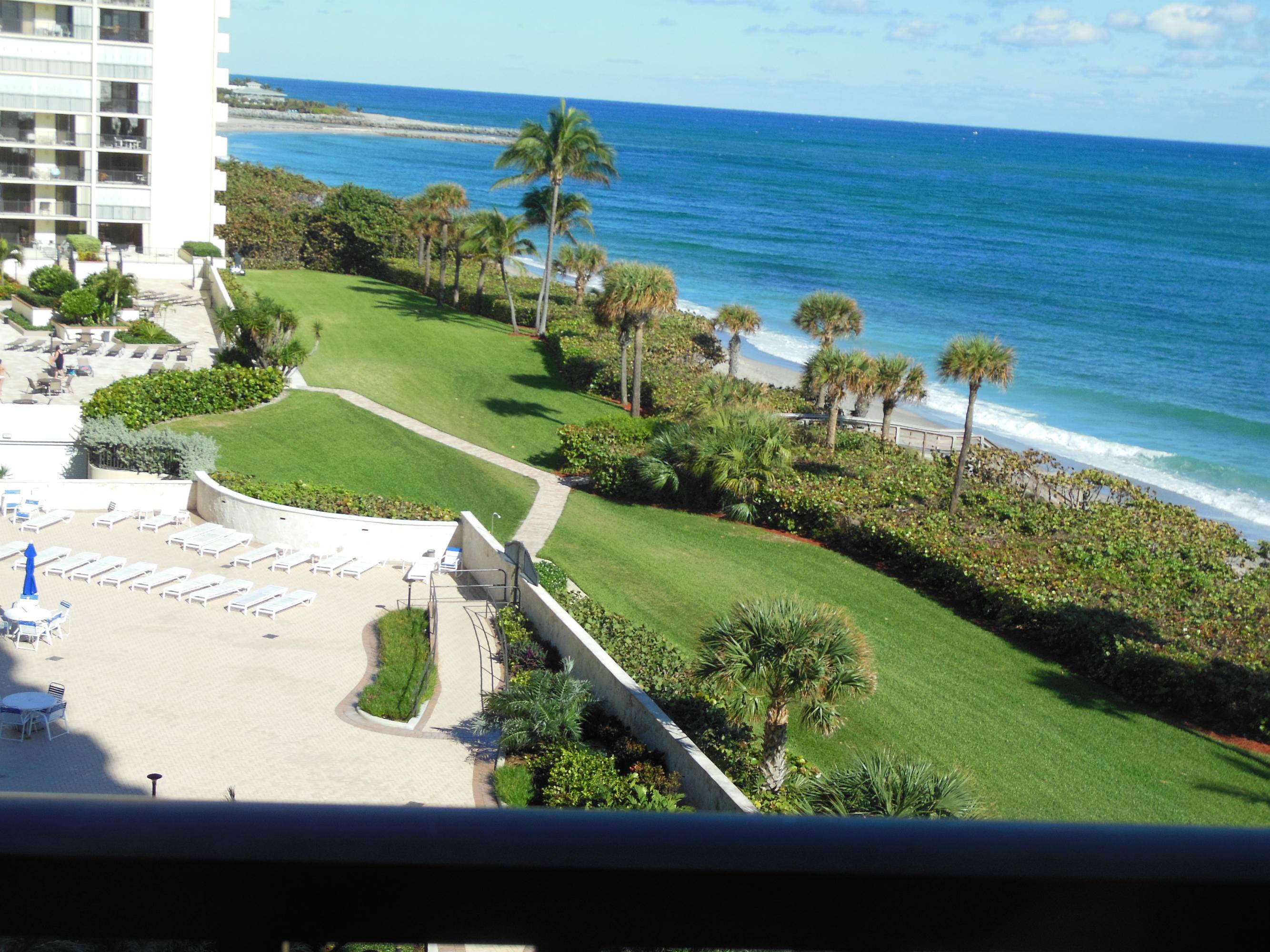Awesome Oceanfront Building with breathtaking views of the Blue Ocean and Inlet activity !