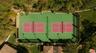 Dual pickleball courts