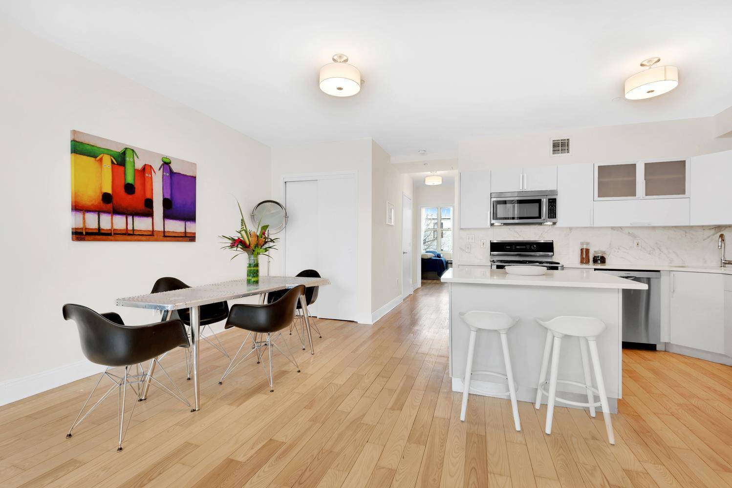 IN PERSON SHOWINGS AVAILABLE BY APPT ONLY VIRTUAL TOUR ALSO AVAILABLELight, bright, beautifully designed 2 bedroom 2 bath apartment with a private terrace in a prime Center Park Slope location, ...