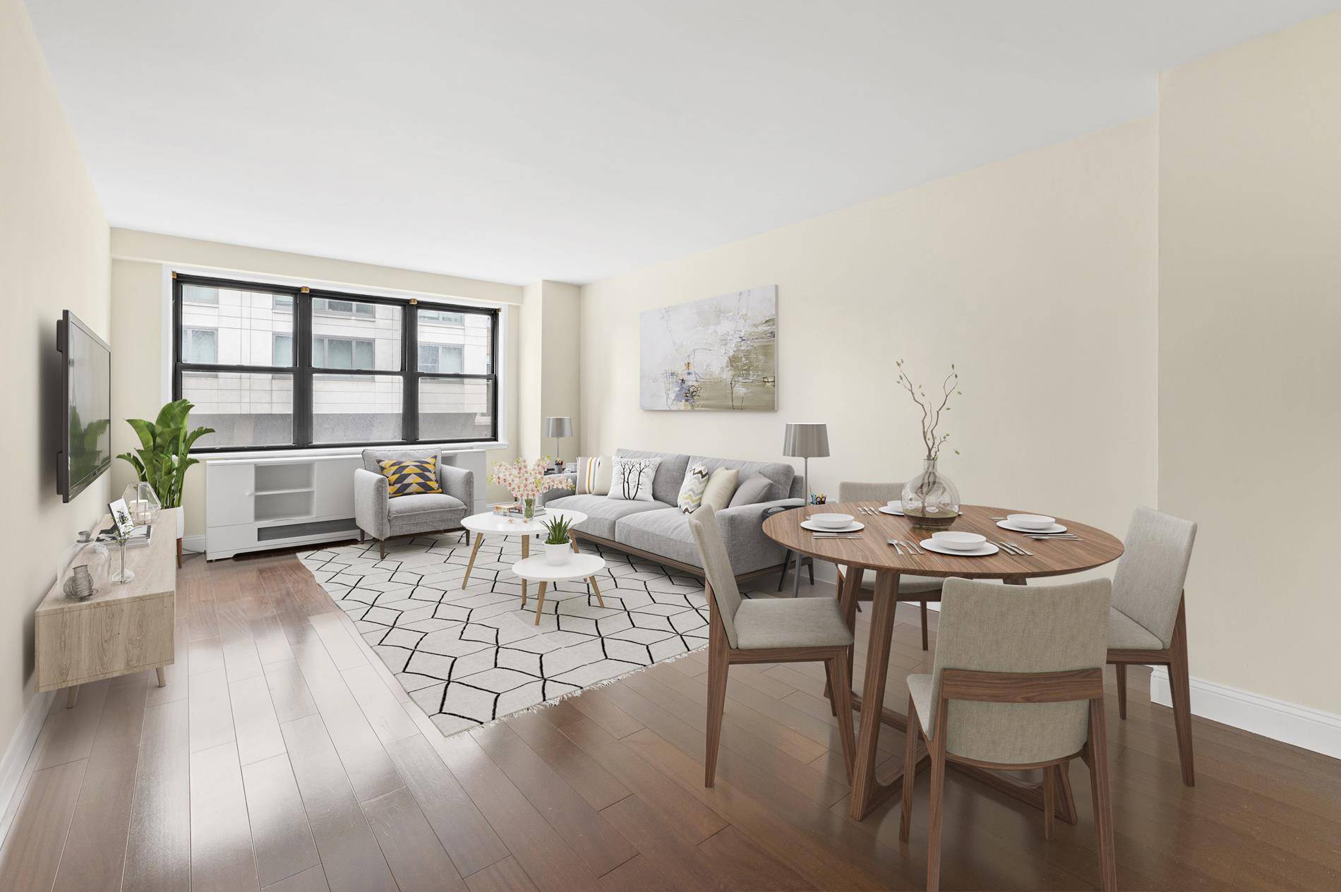 Residence 7H at 330 Third Avenue stands as a testament to meticulous renovation, now boasting an array of modern amenities that enhance its charm and functionality.
