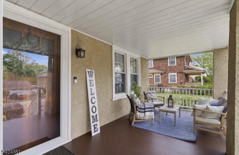 Front porch entrance to foyer