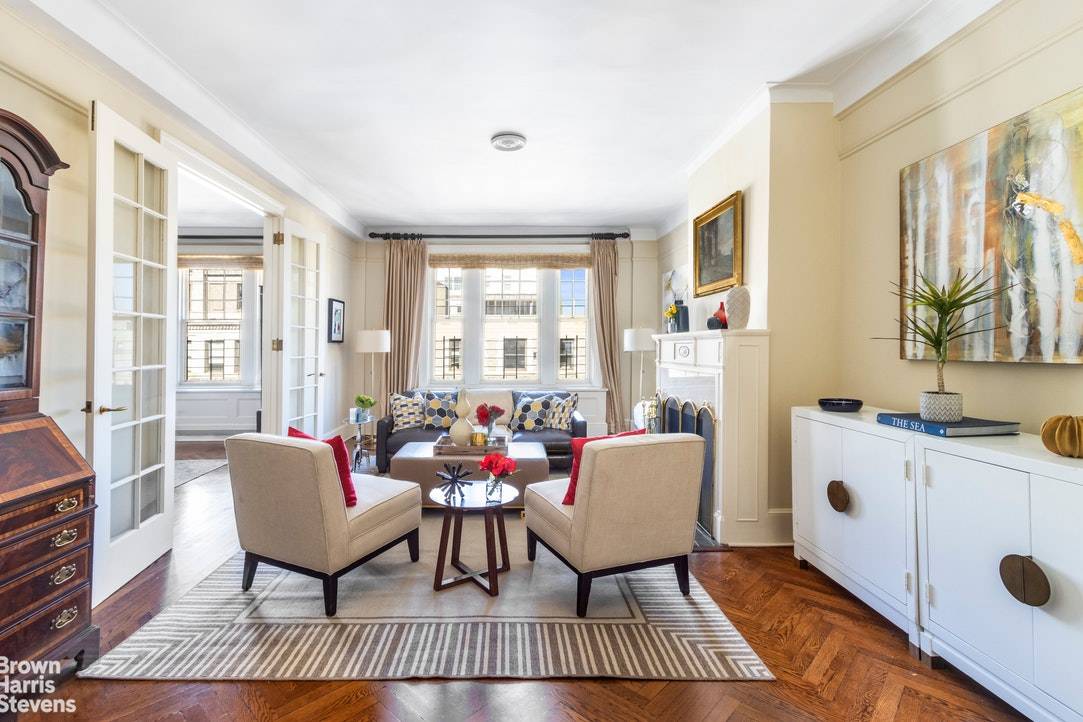 This absolutely stunning and rarely available oversized 6 room prewar home sits majestically on the top 11th floor of this highly sought after building in this ideal upper eastside location.