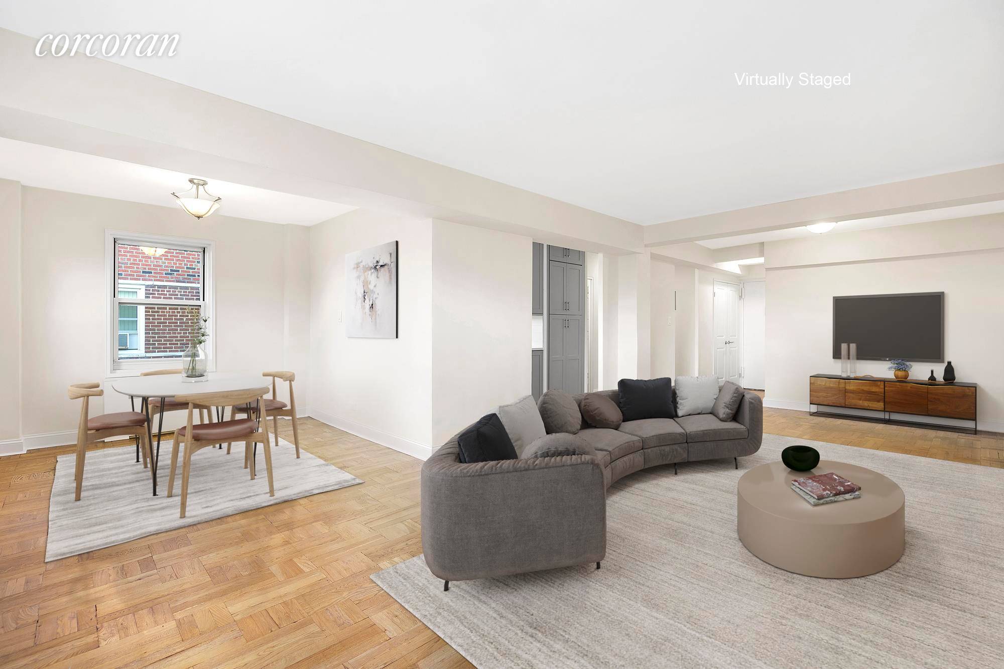 Move right into this mint, impeccably renovated, sunny and spacious Jr.
