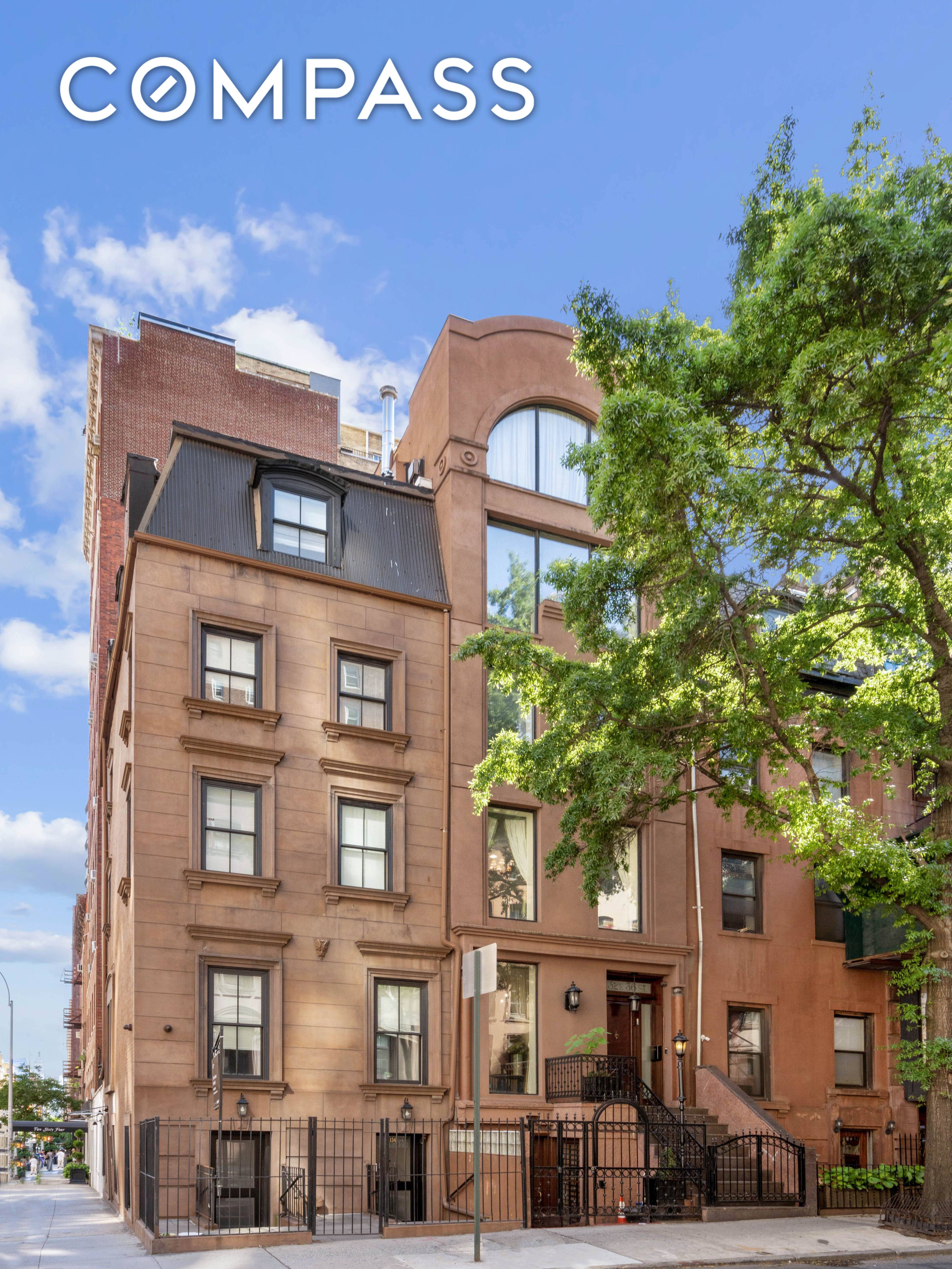 132 East 36th street is a luxurious single family Landmark Townhouse located on a beautifully landscaped block in Murray Hill.
