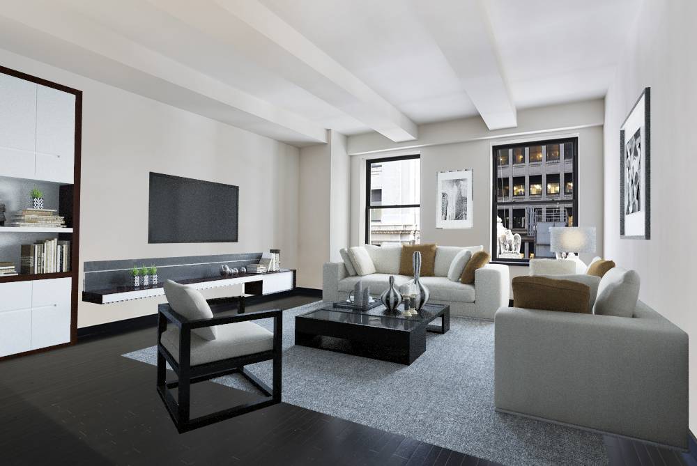 Price reduction ! Located in the heart of the Financial District, this elegant 1, 223 SF LOFT offers 2 spacious bedroom areas home offices, high ceilings, large windows, and great ...