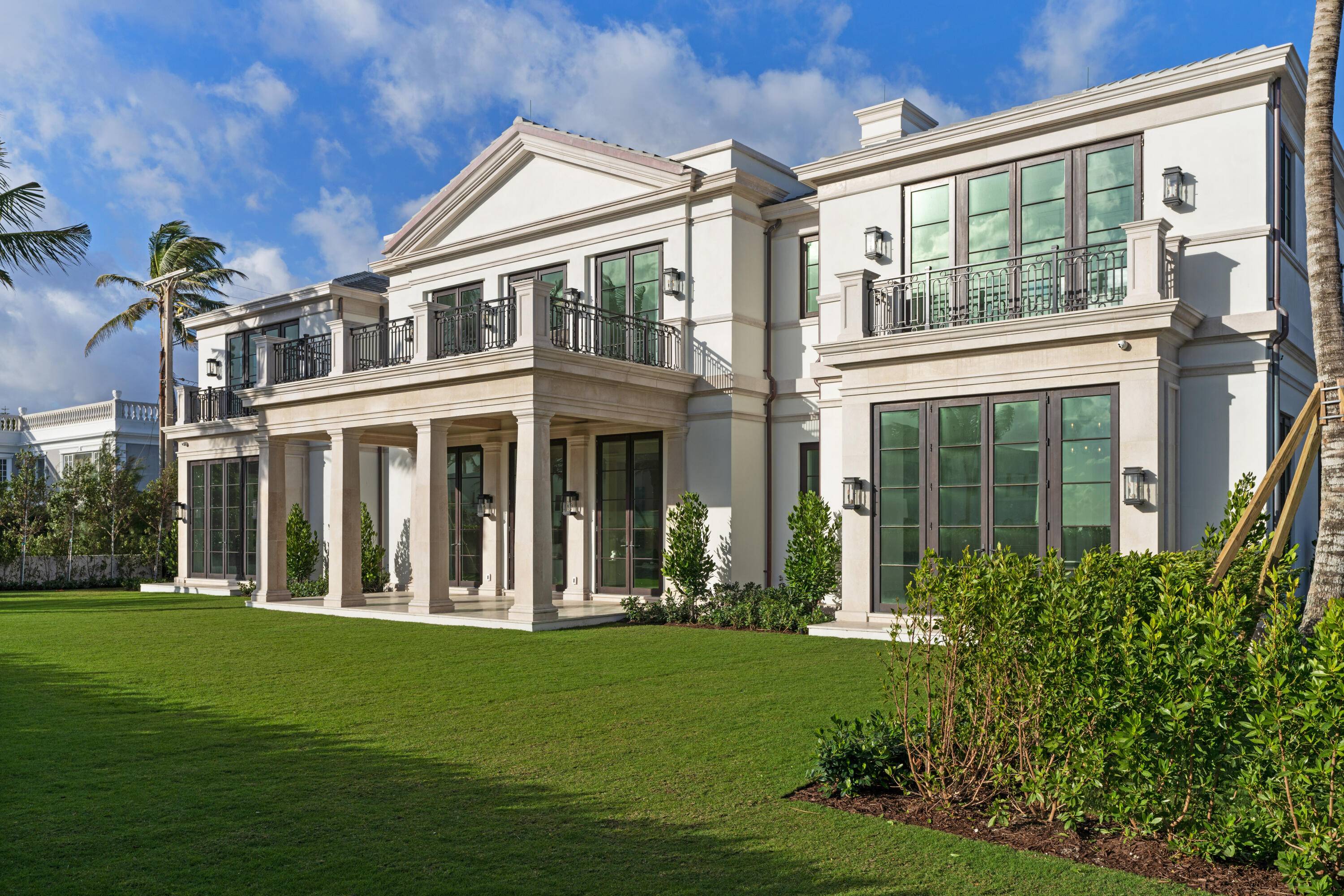 Newly Completed, Neoclassic home in the coveted ''Estate Section'' on Palm Beach Island.
