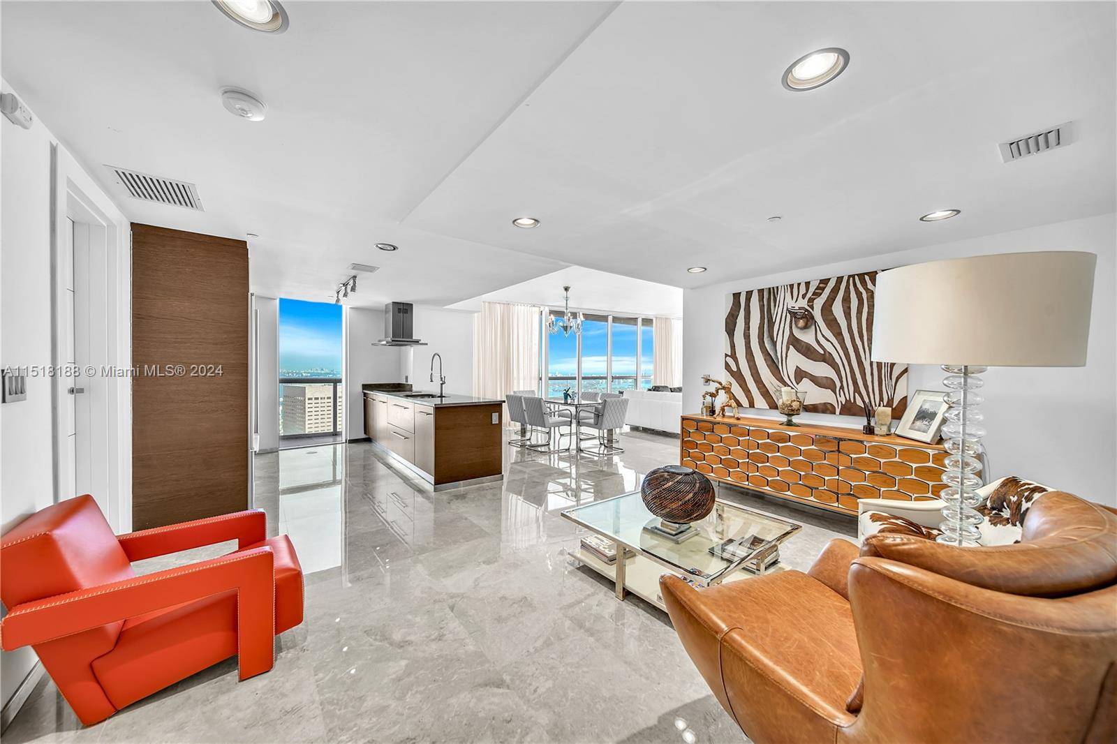 Welcome to this exquisite, fully furnished 2 bedroom, 2 bathroom residence that redefines luxury living.