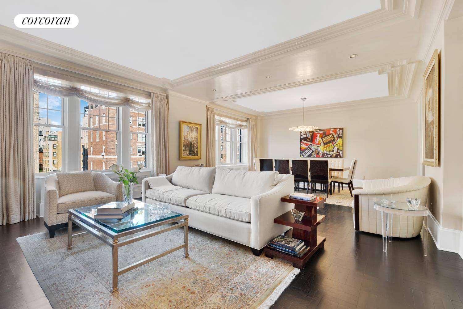 Pied a terres are permitted in this mint, sundrenched, grand scale home over looking Park Avenue.