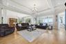 Spacious Den With Coffered Ceilings