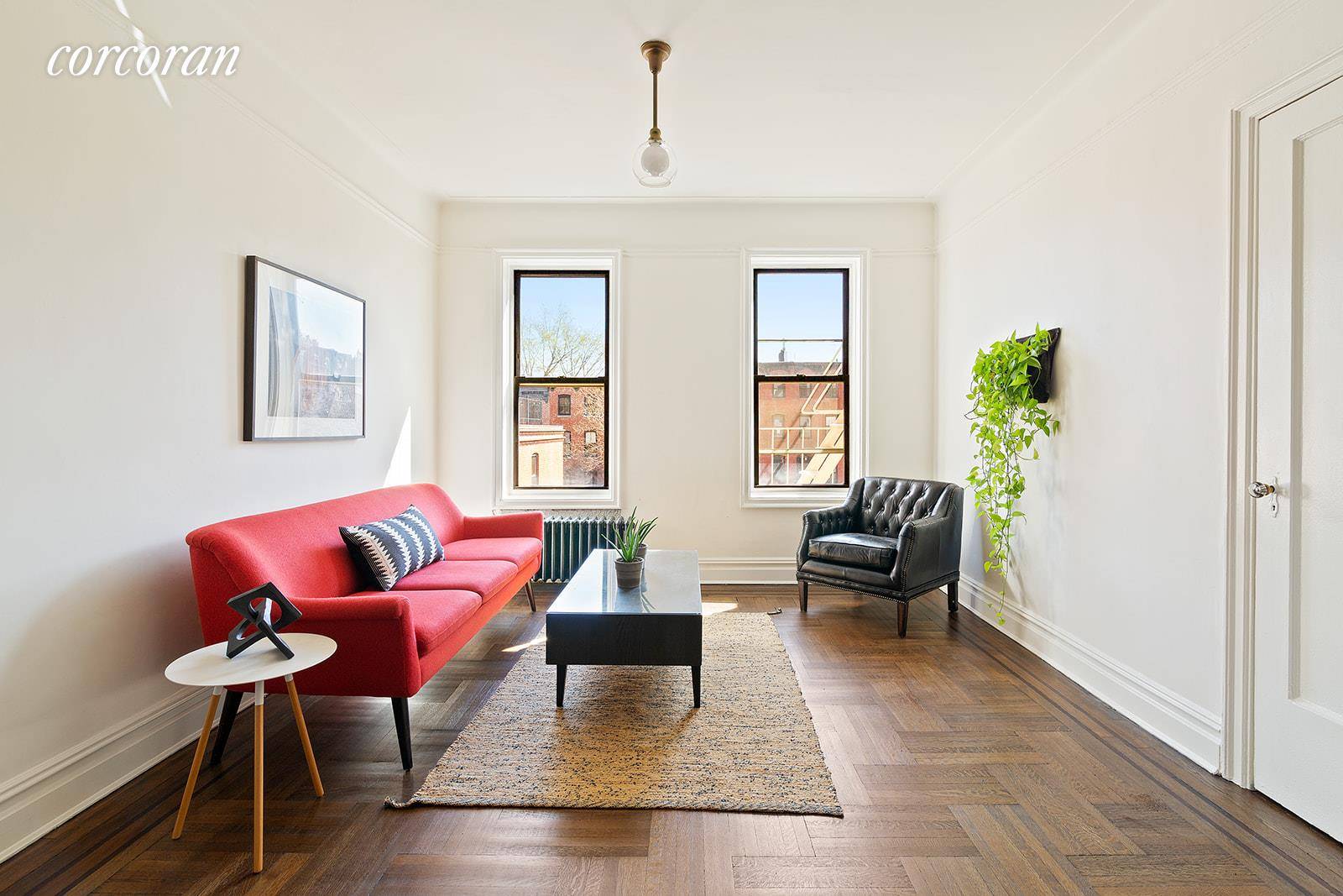 Welcome to 451 Clinton Ave, a handsome one bedroom co op apartment on the renowned Mansion Row in Clinton Hill.