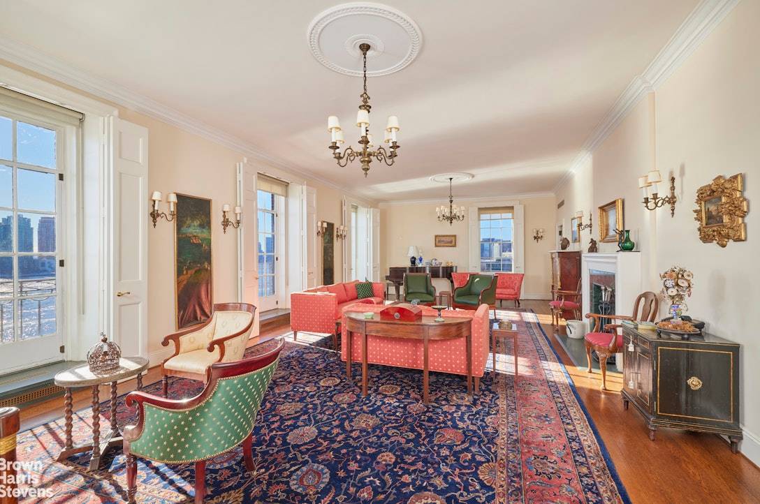 Rarely available, magnificent trophy duplex with spectacular East River views in one of Manhattan's legendary co ops located on exclusive Beekman Place.
