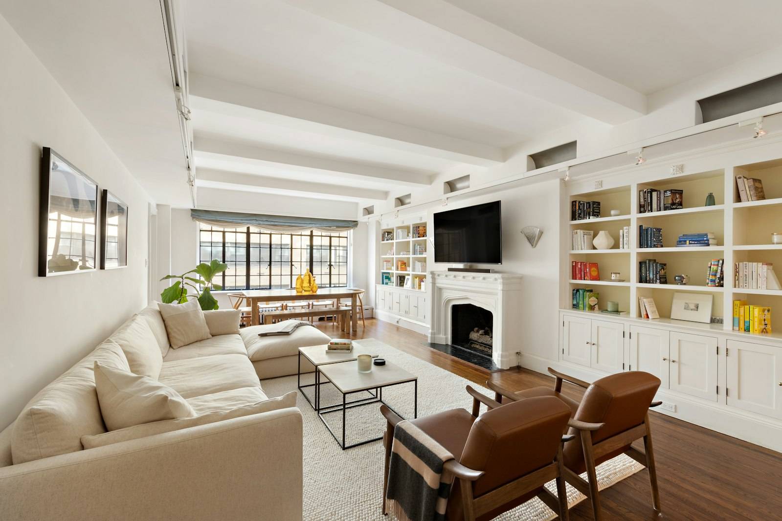 This meticulously designed, move in ready one bedroom and one and a half bathrooms, exudes timeless pre war elegance in one of the most desirable prewar co op buildings in ...