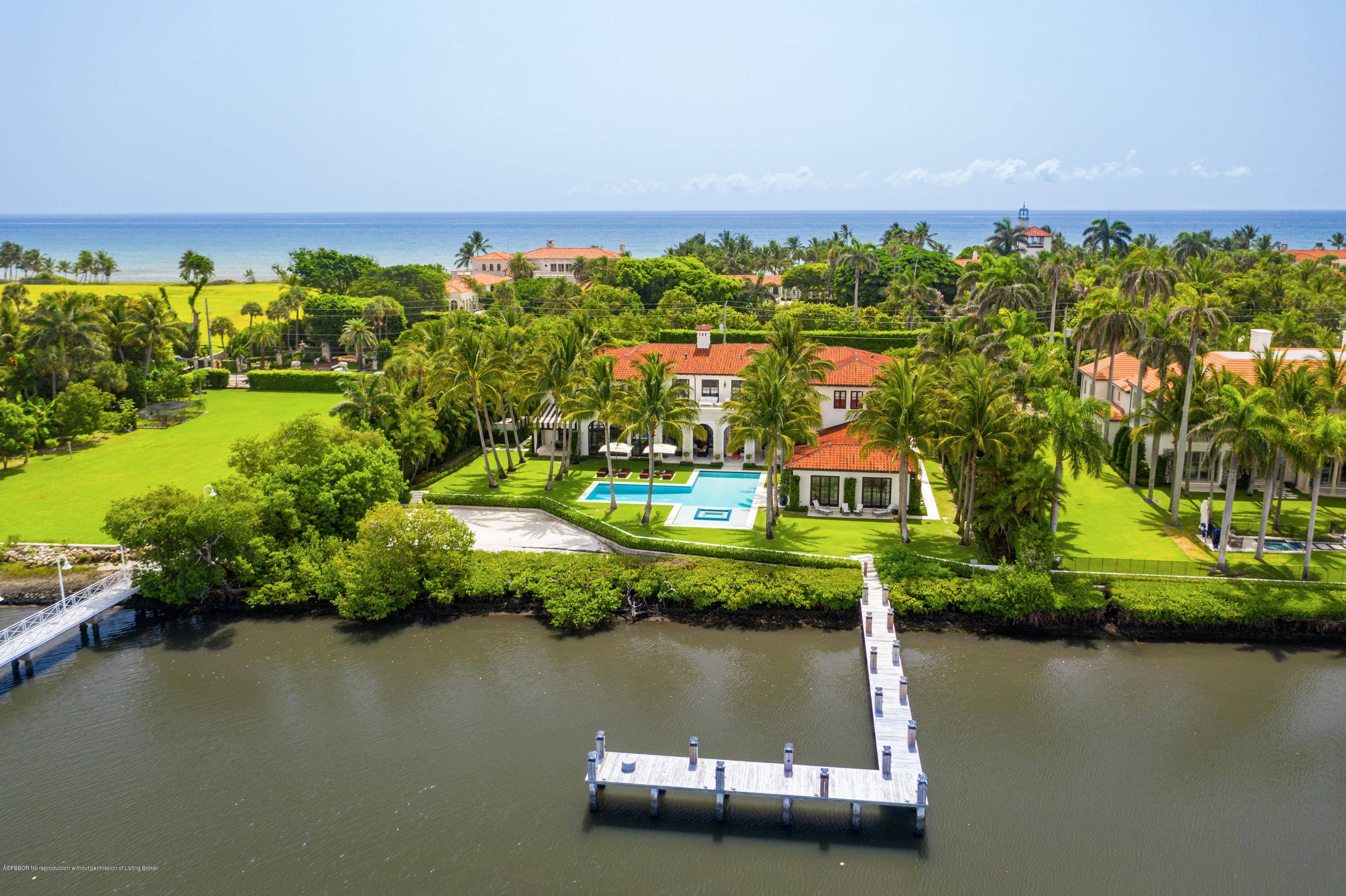 Spectacular waterfront estate perfectly situated on 184' of water.