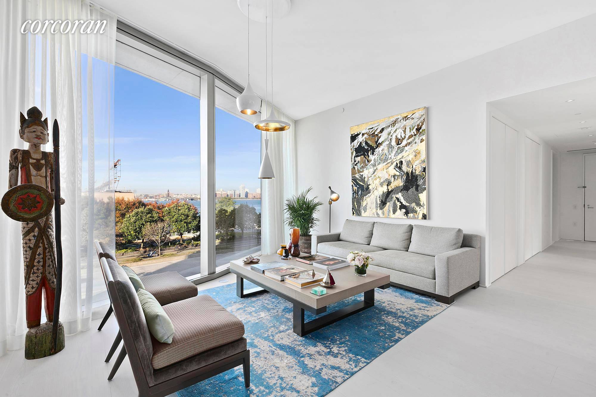 Situated along the West Village's Hudson River waterfront, this stunning home is one of a kind, inspired by a collaboration from renowned hotelier real estate developer, Ian Schrager, and designed ...
