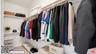 A spacious walk-in closet keep