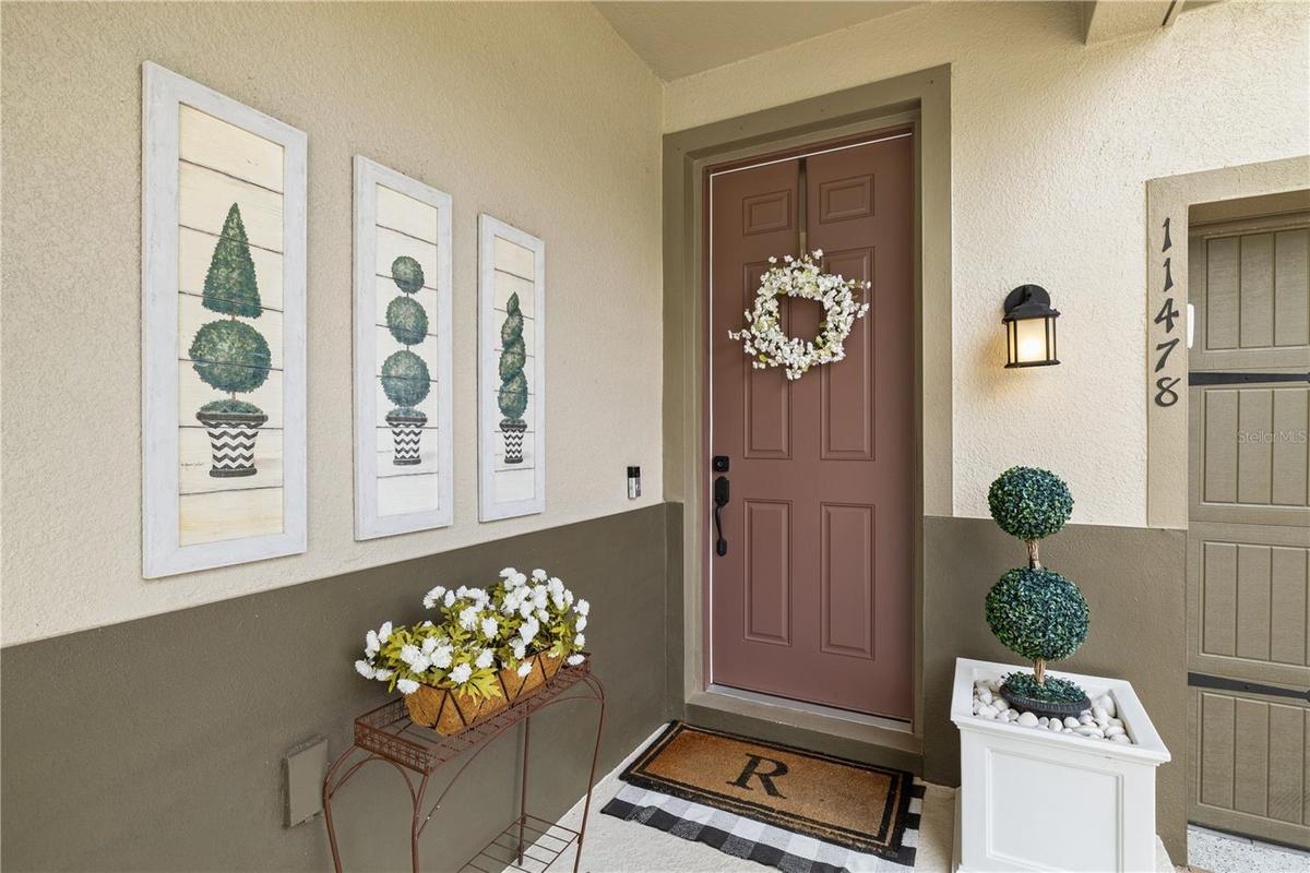Front door.
