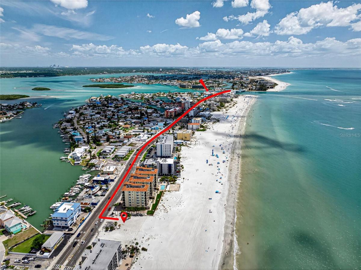 APPX 6 BLOCKS TO JOHNS PASS