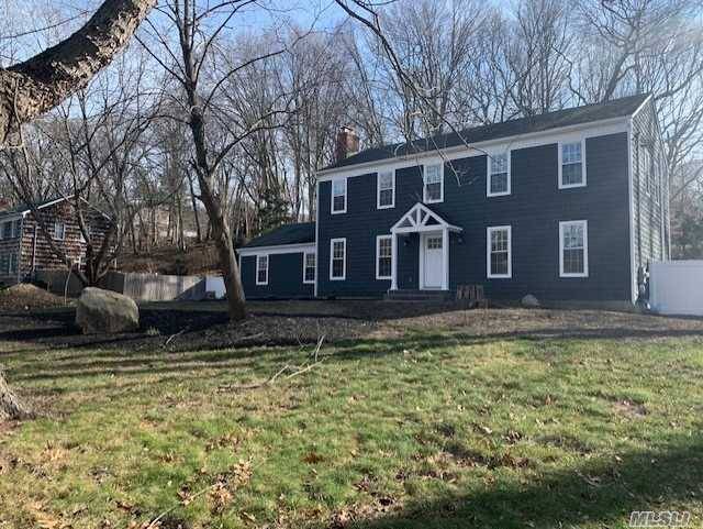 COLONIAL beautifully renovated with open floor concept and light throughout the house feature large living room, den with fireplace, large kitchen with eat in kitchen Bar formal dining room, master ...