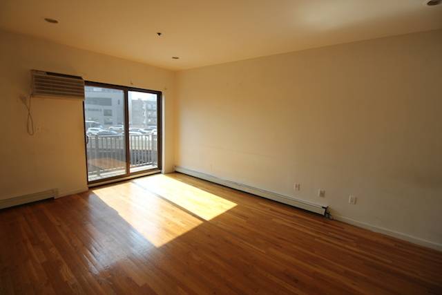 Top floor one bedroom with private balcony off of the living room.