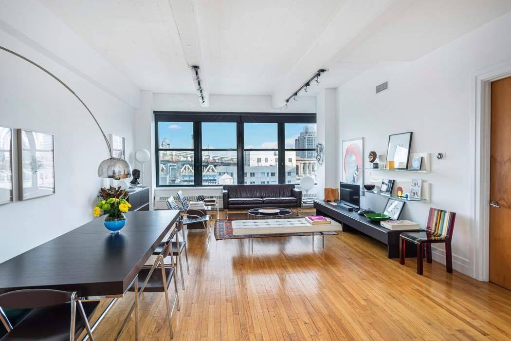 This 1, 293 sq. ft., one bed plus home office loft is located in the prestigious Clock Tower Condominium in the heart of Brooklyn's most desired neighborhood, DUMBO.