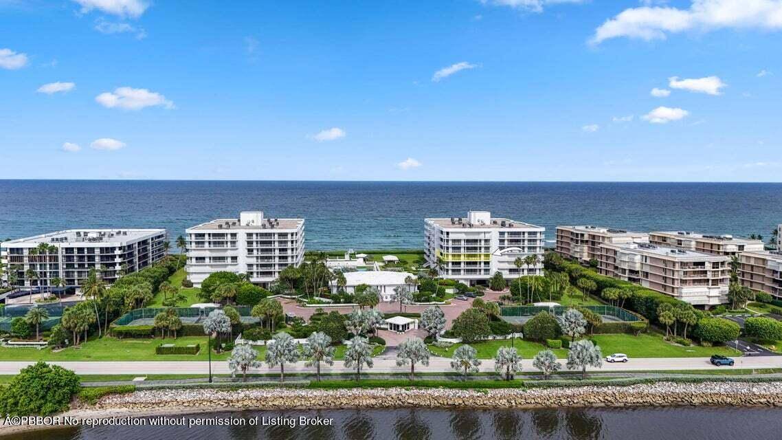 Stunning Panoramic Views of the Ocean AND Intracoastal from this Palatial 3BDR 3BA Residence.