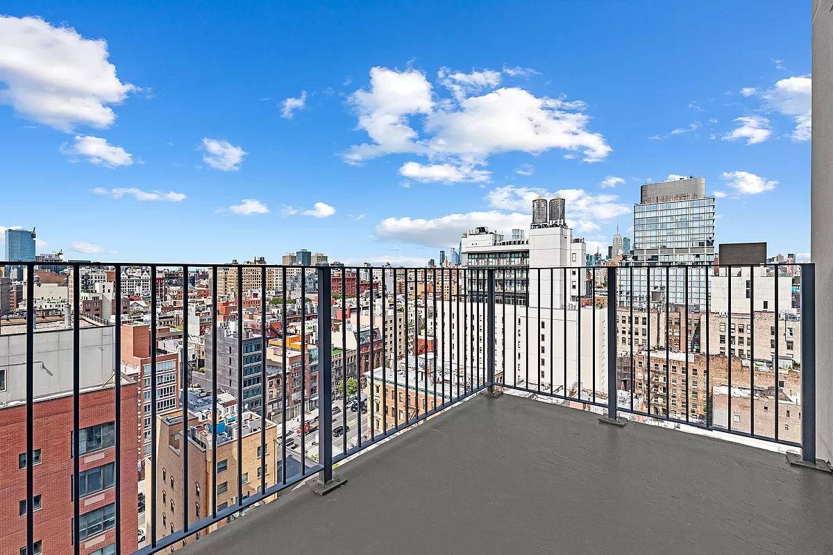 171 Chrystie is the newest luxury building in Nolita Lower East SideCity views with West and Southern exposure from this 1 bed with balcony !