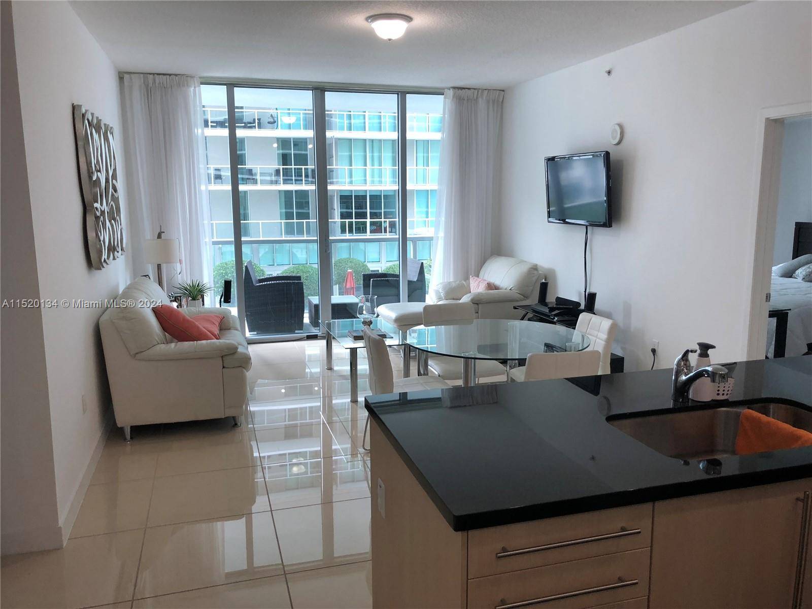 Fully furnished 2 bedroom, 2 bathroom unit with beautiful south views towards the pool and common areas.