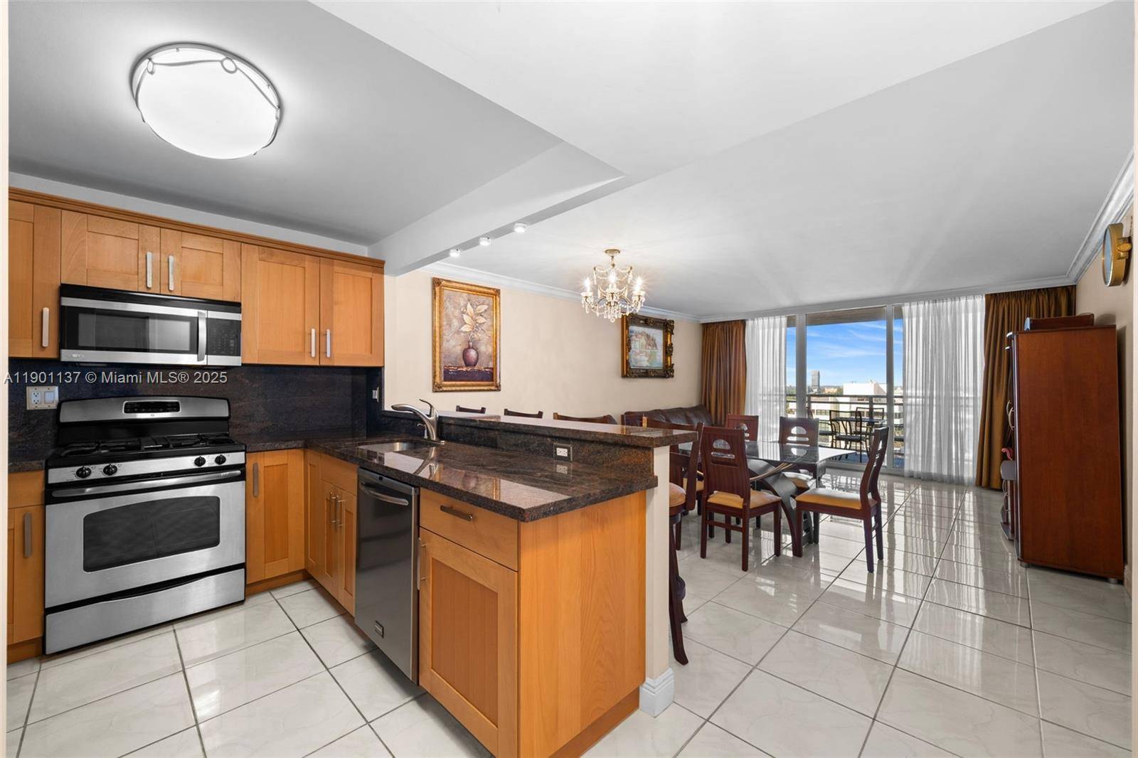 Enjoy beautiful sunset and Intracoastal views from this spacious, recently updated 1 bedroom, 1.
