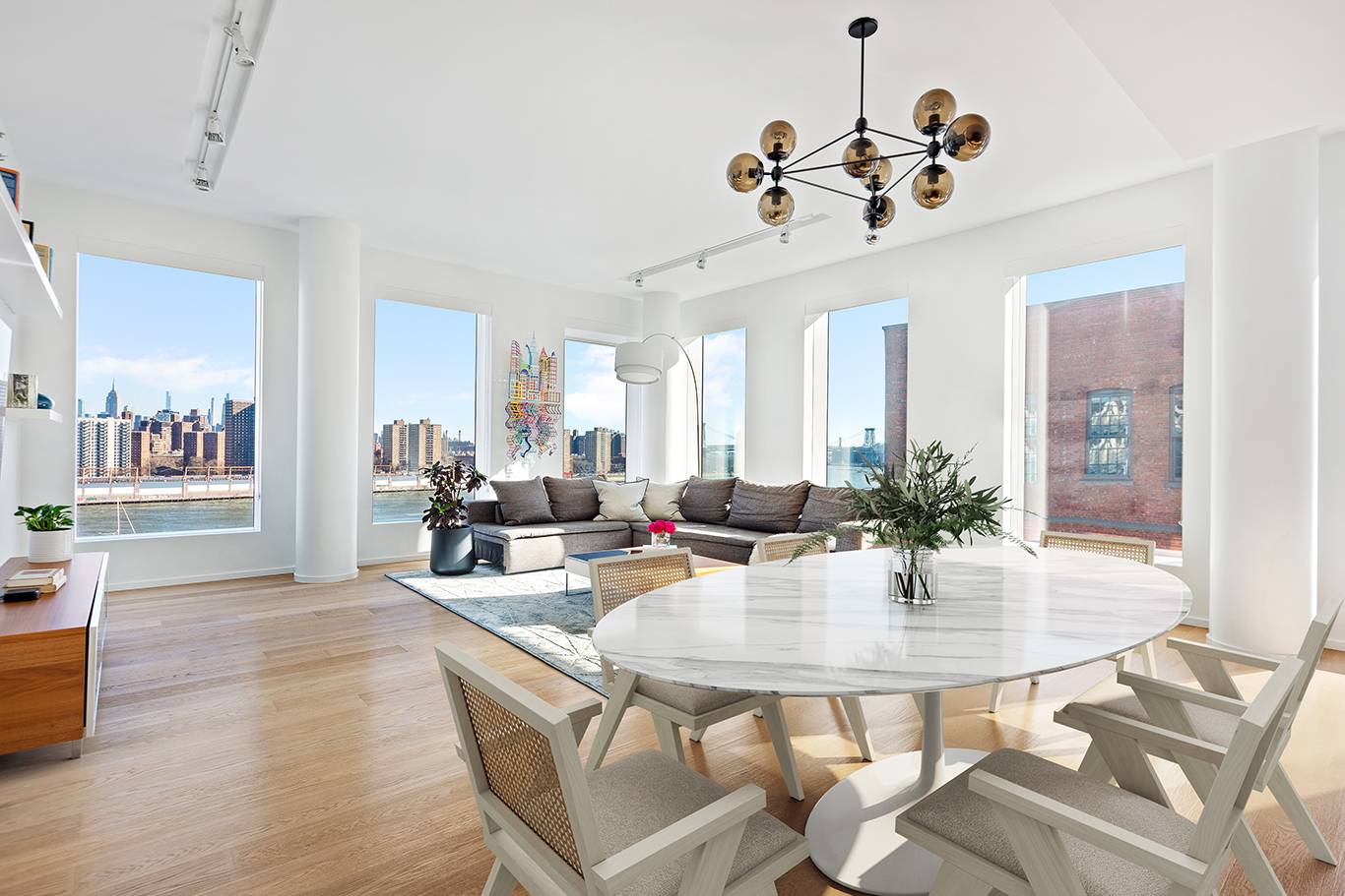 AVAILABLE 8 1. 1 John Street is the premier waterfront condominium in DUMBO.