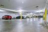 View of secured underground parking garage
