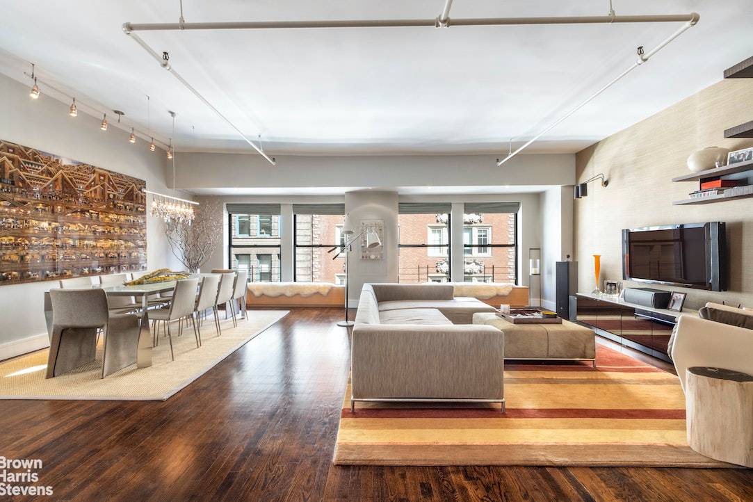 This exceptional, loft condominium home is located in a prime location in Flatiron, one of Manhattan's most desirable neighborhoods.