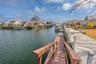 Large Area makes it easy to dock your boat at the floating dock with Ramp