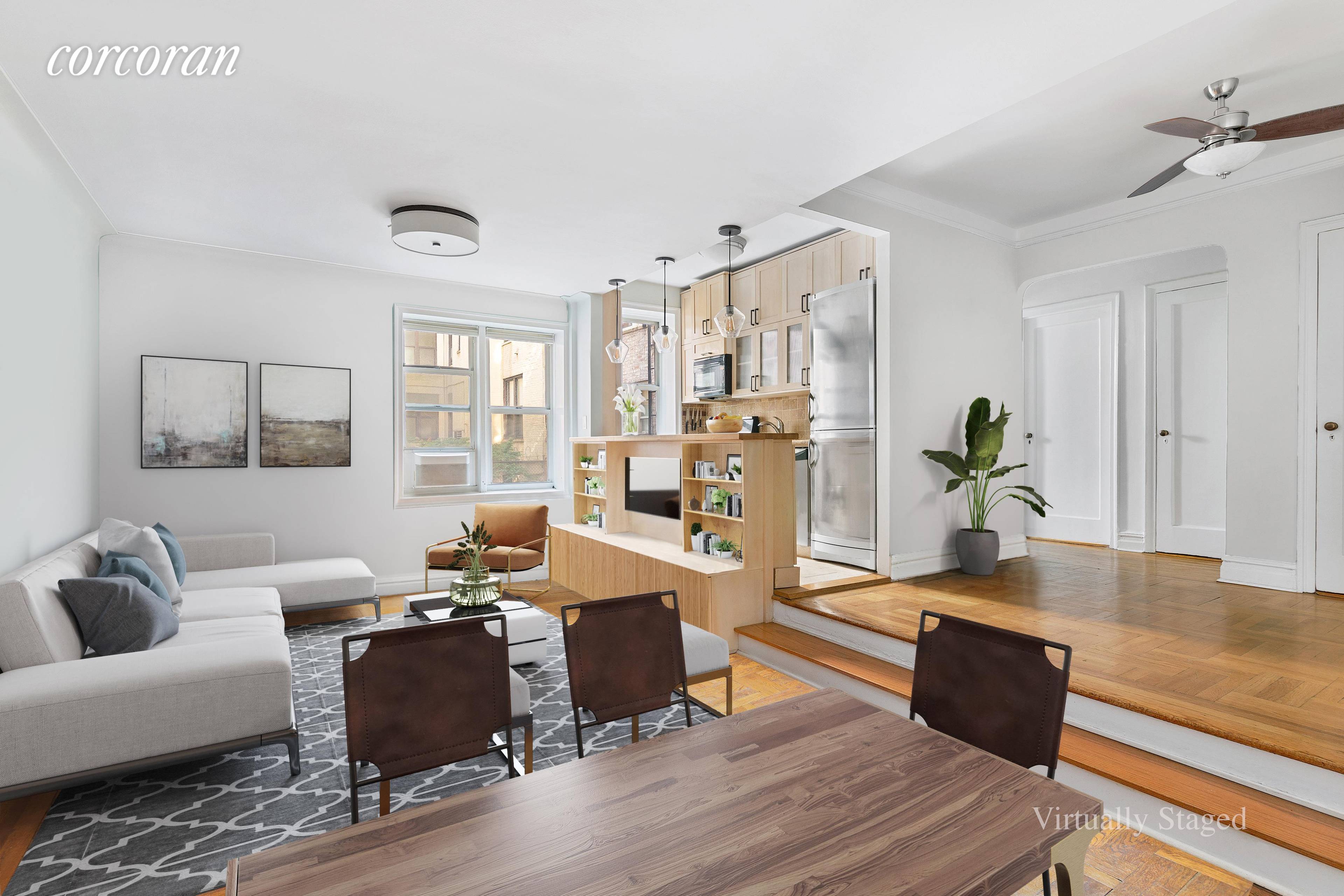 Welcome to 55 Eastern Parkway, a charming pre war building located across the street from Prospect Park !