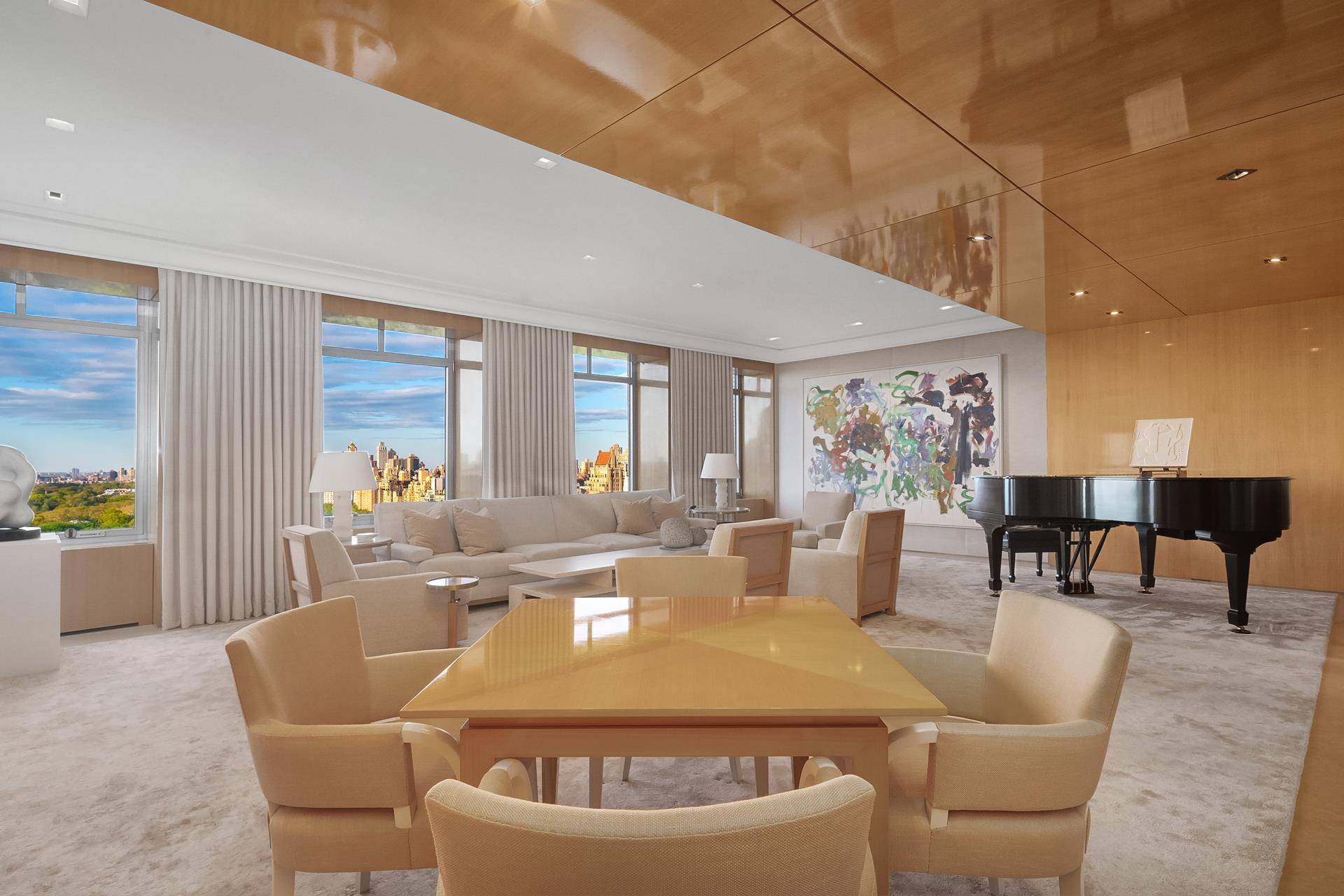 50 Central Park South 28 at the Ritz Carlton residences is a full floor 6, 800 sq.